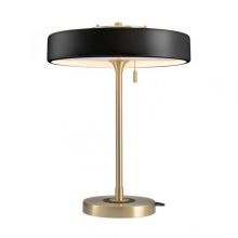 Artdeco lampa stołowa 3xE14 8W czarno/złota